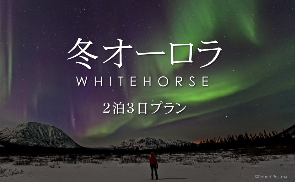 ホワイトホース★冬オーロラ2泊3日(11~4月)●ベーシックプラン●ベストウエスタン・ゴールドラッシュイン