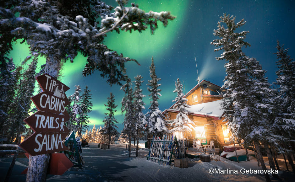 【英語】～隠れ家のオーロラ～イエローナイフ ブラッチフォード＜3泊4日プラン＞