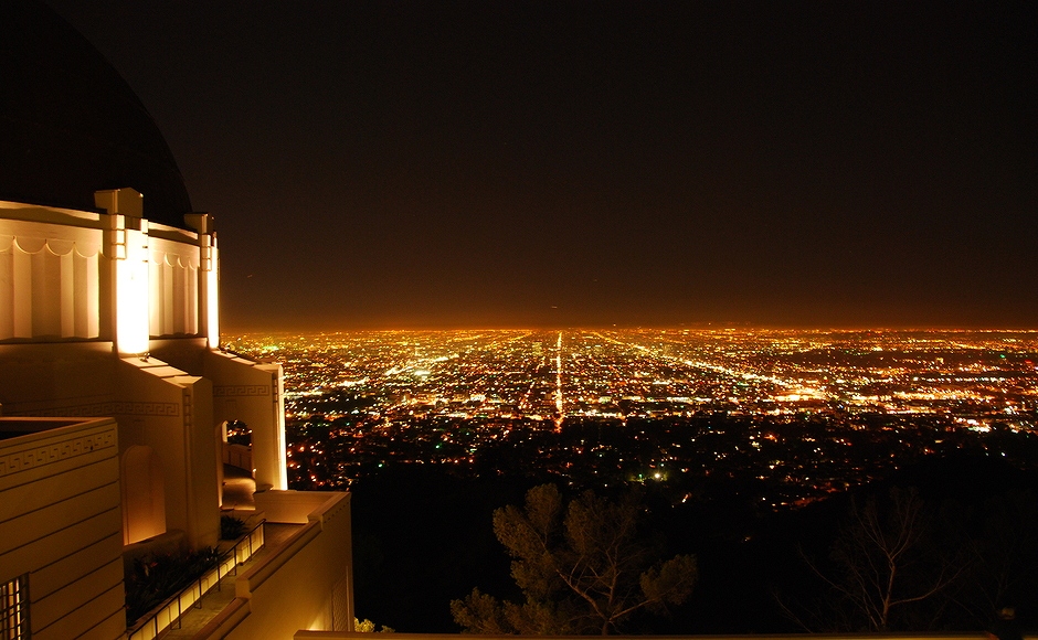 グリフィス天文台 夜景鑑賞ツアー（食事なし）【ダウンタウン地区発着】